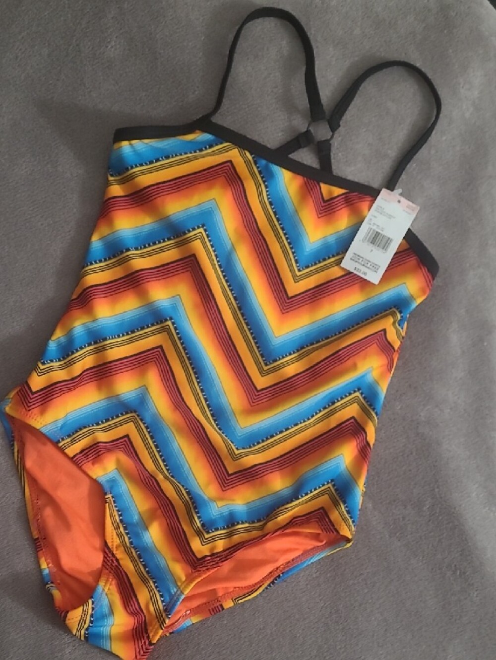 JOE BOXER_Racer-Back Onepiece Swimsuit